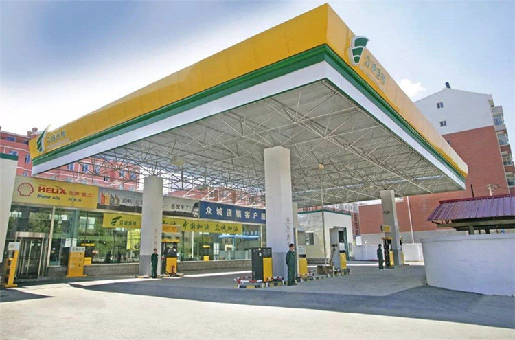 南阳加气站钢结构网架案例7